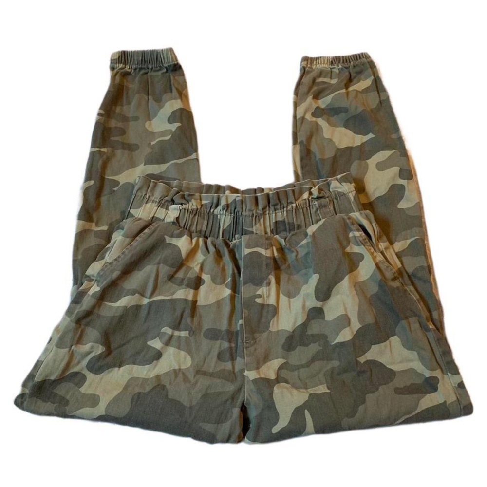 Y2k Green/Khaki Camouflage Pants